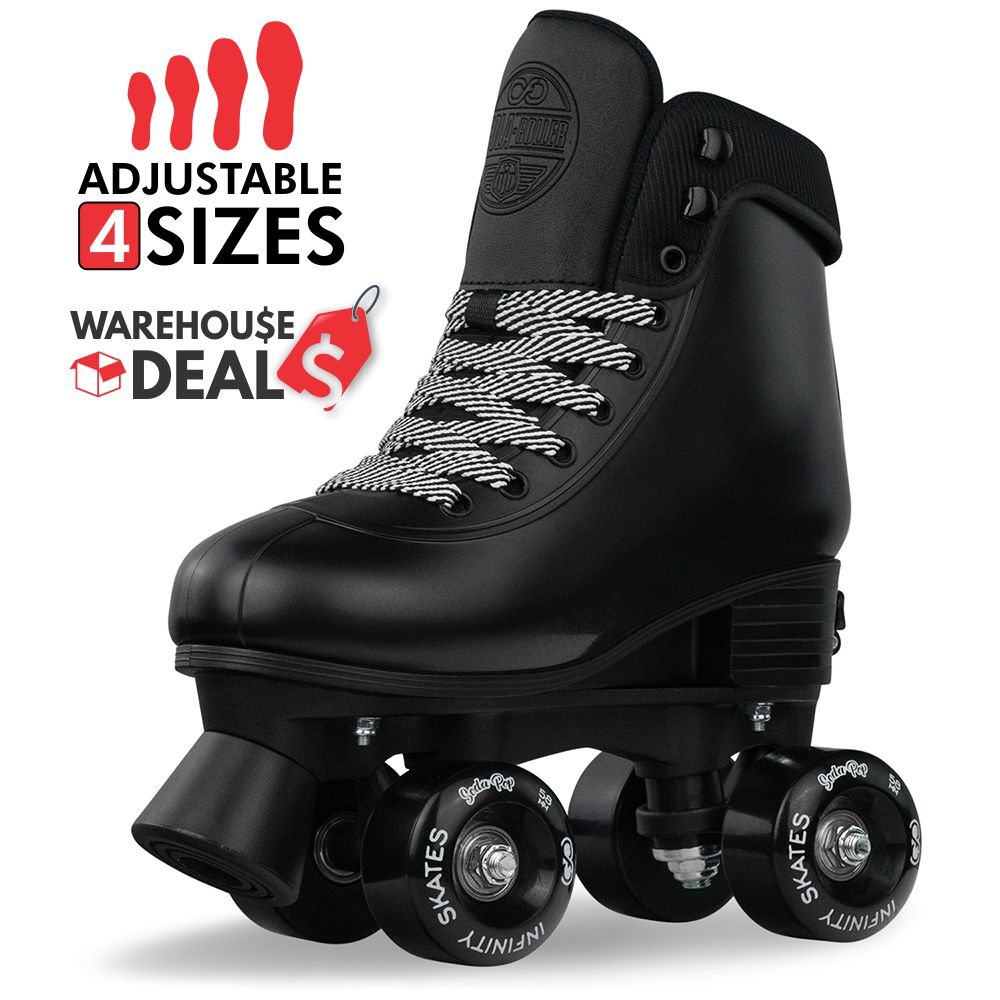 【くらやえみ】Roller Skating 【正規品】 COSMIC SKATES Archie-05 Graffiti Roller Skates ARCHIE-05-BLK